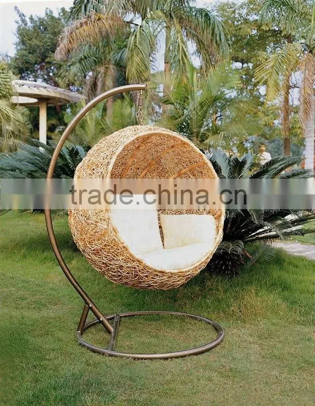 PE rattan outdoor furniture bird hanging chair