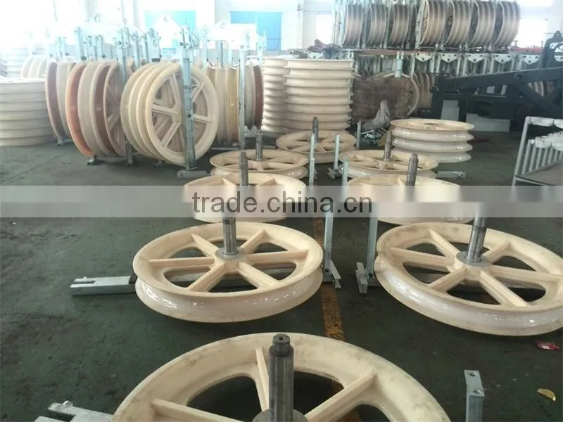 1160mm Conductor pulleys/blocks for ultra-high voltage grid