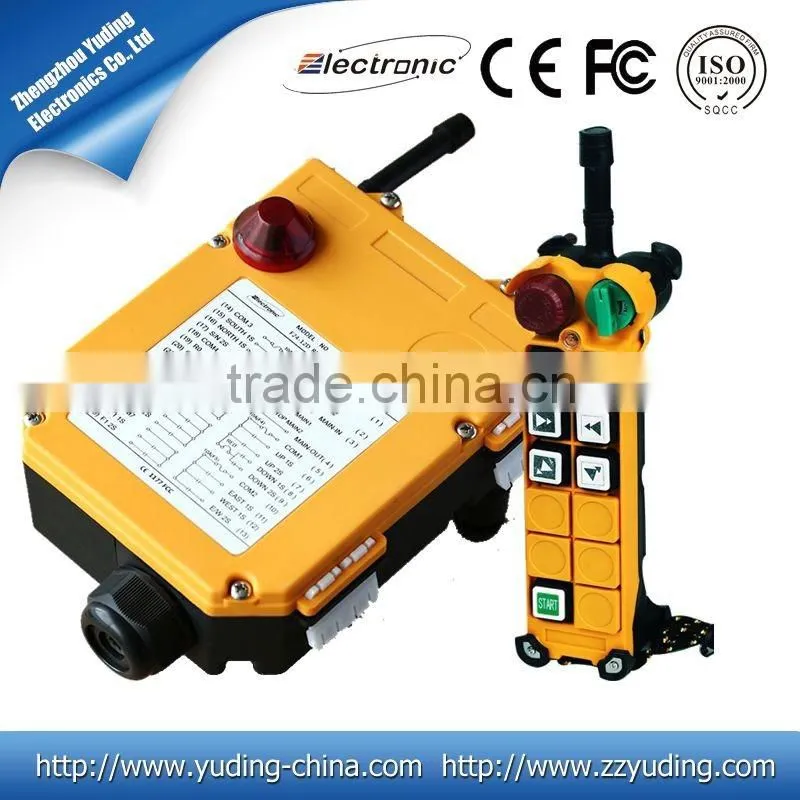 446mhz receiver&transmitter double speed button industrial remote control crane for electric hoist