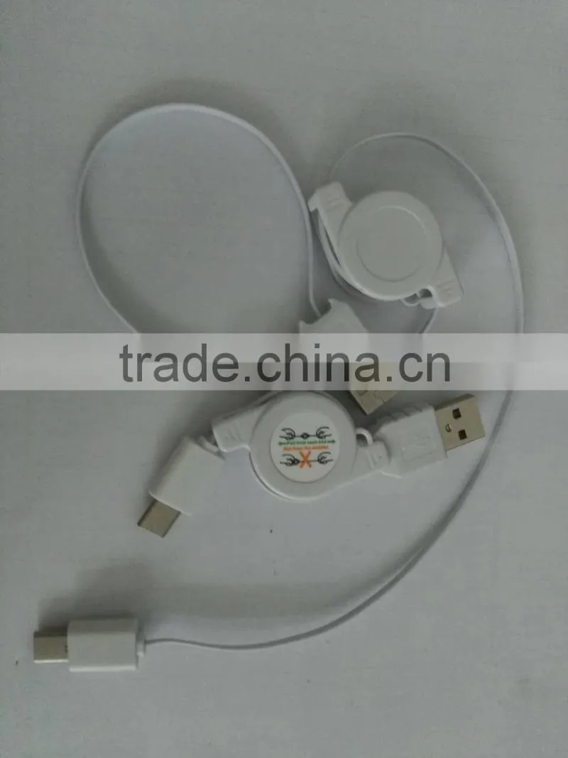 Retractable type c cable