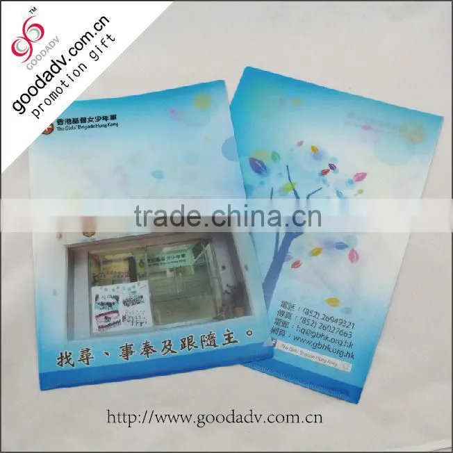 Fashion customized school education supplies colored a4 size file folder