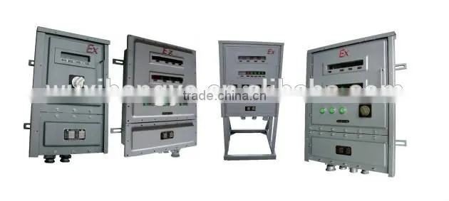Control panel for explosion proof industrial electric heater
