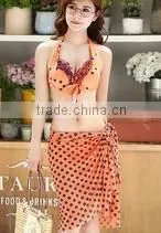 Hot Women Sexy Lace Bilayer Bandeau Bikini Beach Swimsuit Bathing Suit