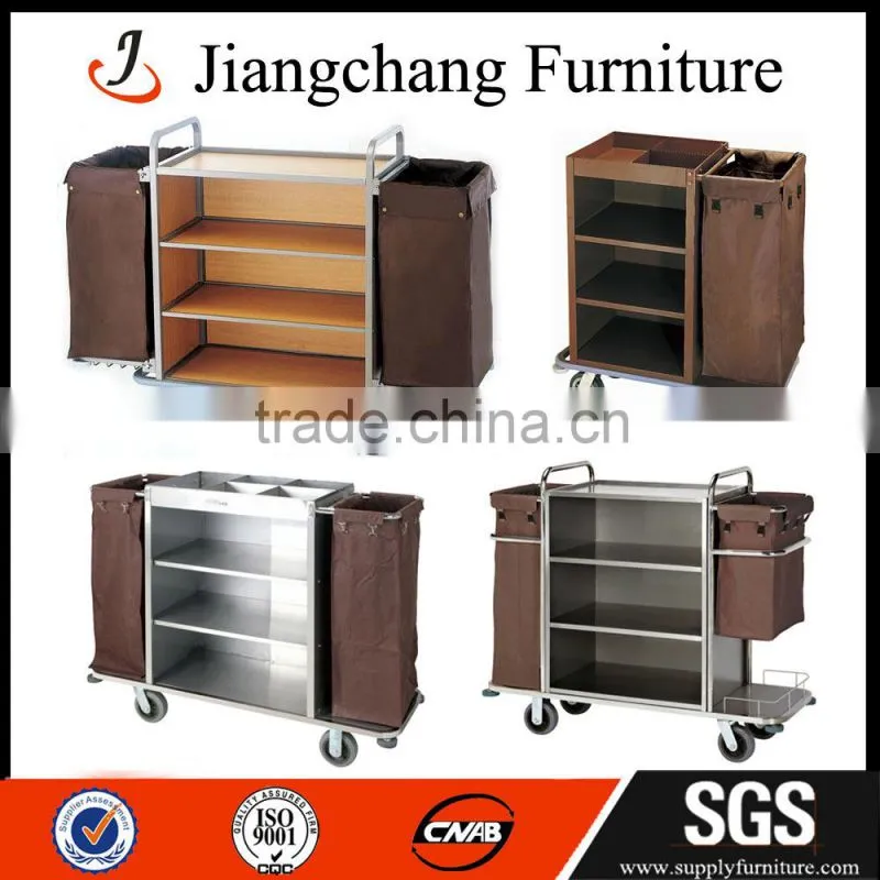 Metal Cleaning Cart With Wheels JC-TC36