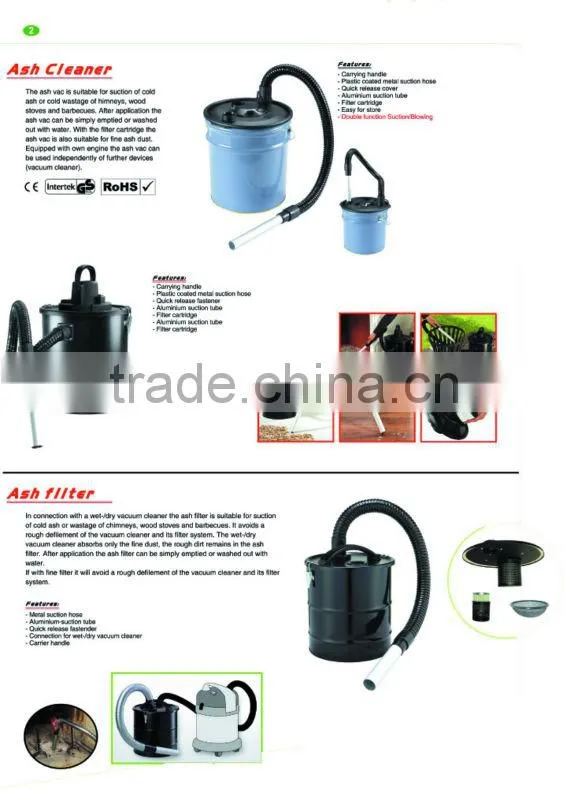 Silence design Cold ASH VAC Ashes Stove Hoover
