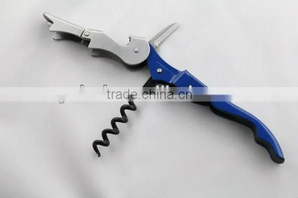 corkscrew wine opener with knife