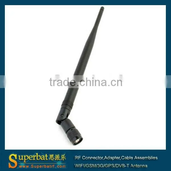 2.4GHz 7dBi Omni WIFI Antenna RP-TNC for wireless 2.4ghz 18dbi panel wifi antenna
