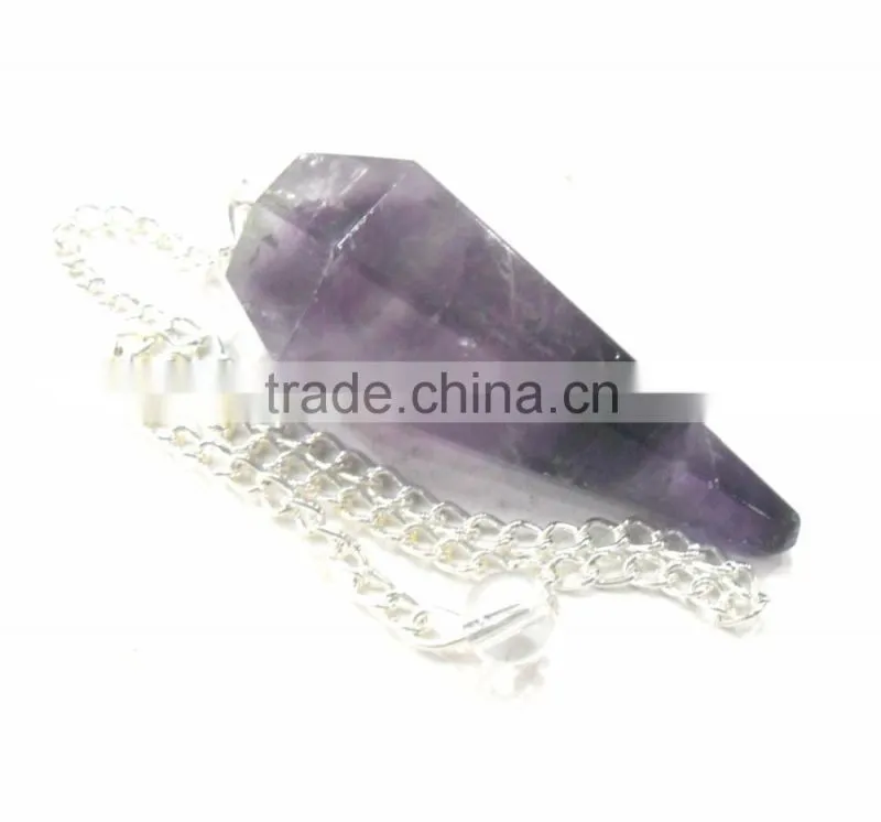 Rose Quartz Merkaba Star Metal Cap Pendulum : Wholesale Merkaba Pendulum