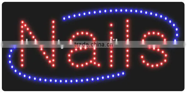 LED Sign for Nail Salon advertising sign for the beauty salon nail shops OEM is welcome