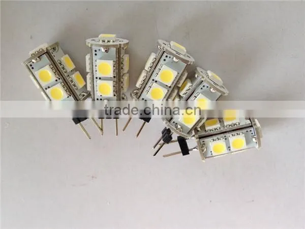 Round Shape 100lm G4 Side Pin 24SMD 1.2W 3528 24V CE RoHS Approved