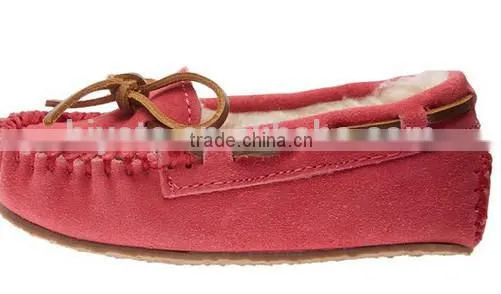 soft leather baby shoes crib moccasins MOQ 50 Pairs/mix 4 size