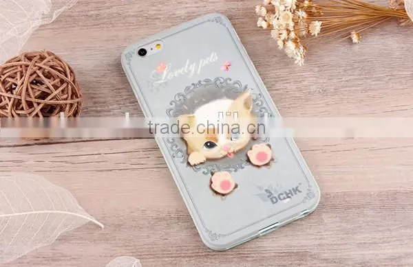For iphone 6 plus fashion combo tpu pc case
