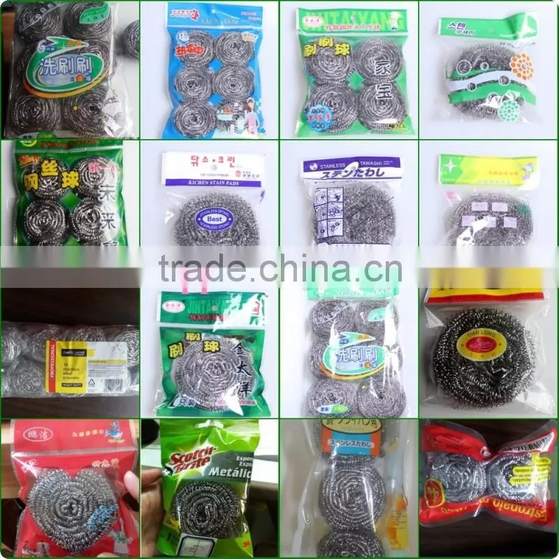 NEW year popular and hot sale stainless steel scourer for pot cleaning