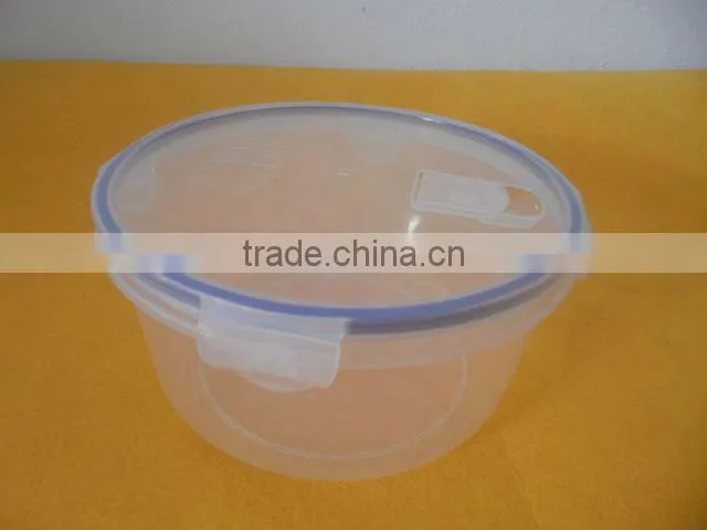 Transparent plastic box
