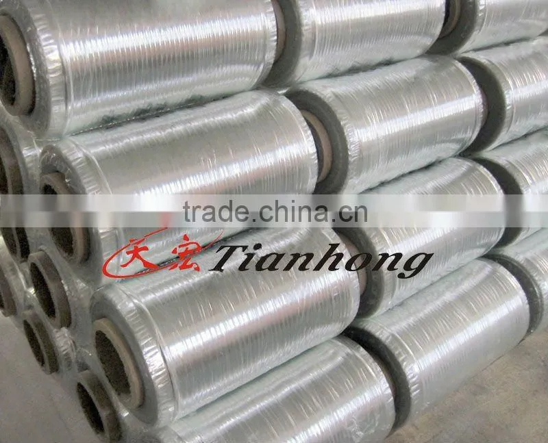 Clear plastic spools