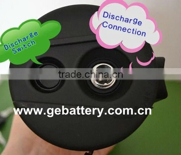 24V 10Ah lifepo4 battery pack in water bottle style for electric bike