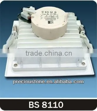 16W aluminum led recessed square downlight lamp