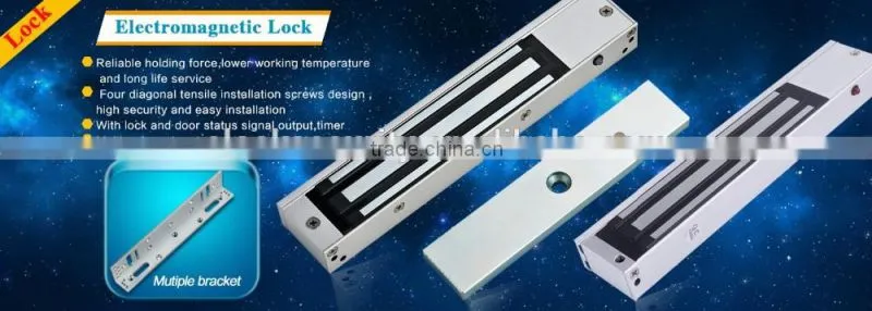 Single door electromagnetic lock with LED 300KG/700LBS