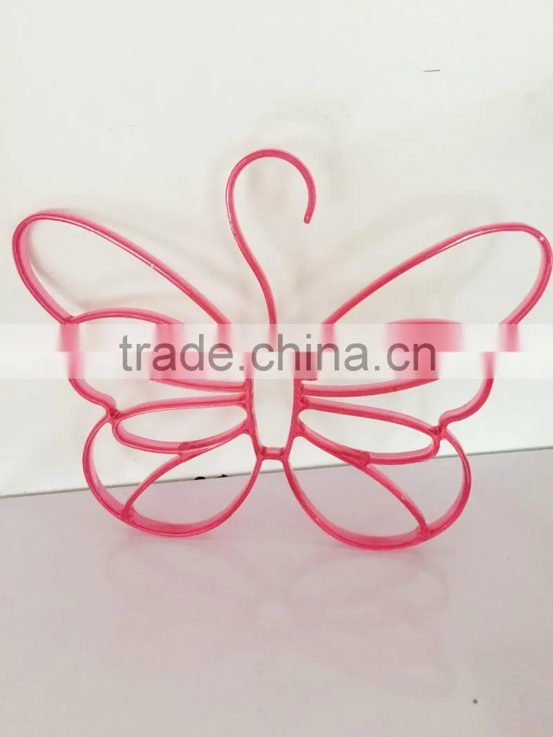 Wholesale colorful plastic hangers with hook