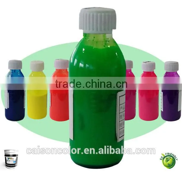 fluid cloth fluorescent pigment color paste need agent