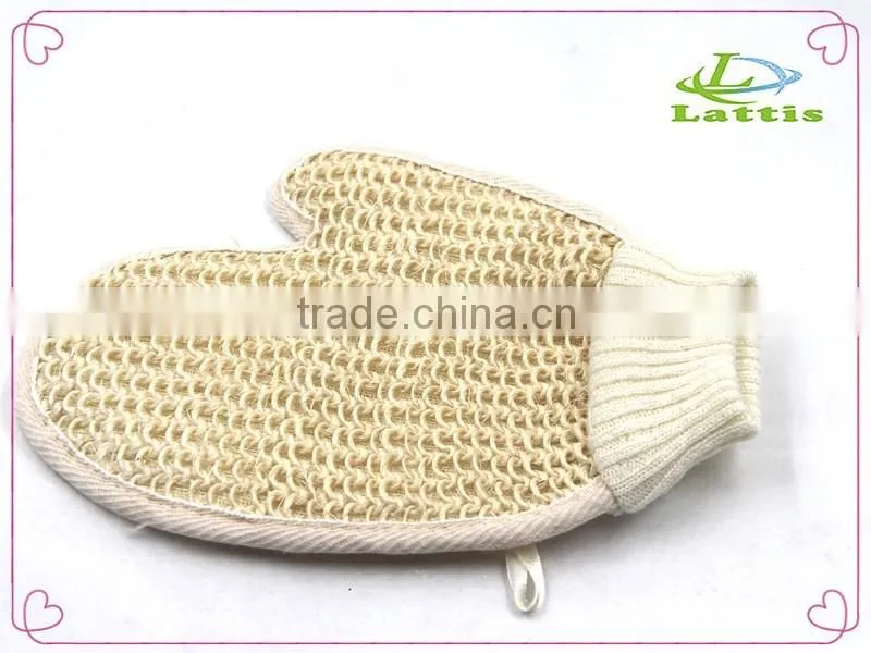 high quality pure color bath glove for shower