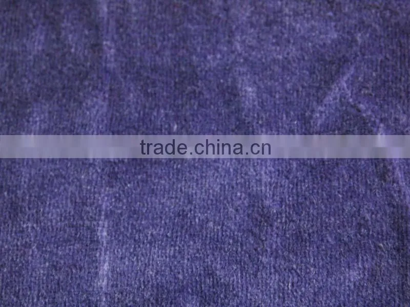 melange velvet fabric