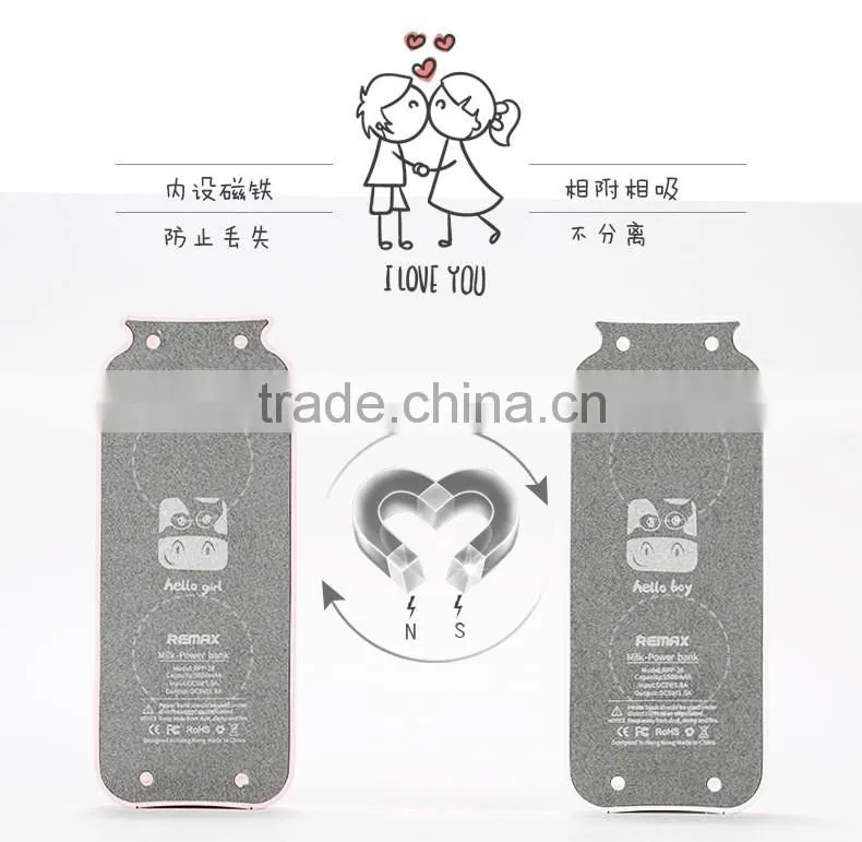 REMAX 11000mAh Lovers Series Power Box Universal External Battery Power Bank For iphone Samsung Sartphone