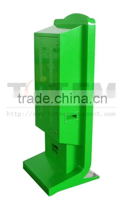 coin exchange machine in payment kiosk