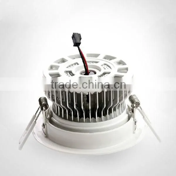 Fins 7W recessed led down light,700LM,AC85-265V,7*1W ,2 years warranty