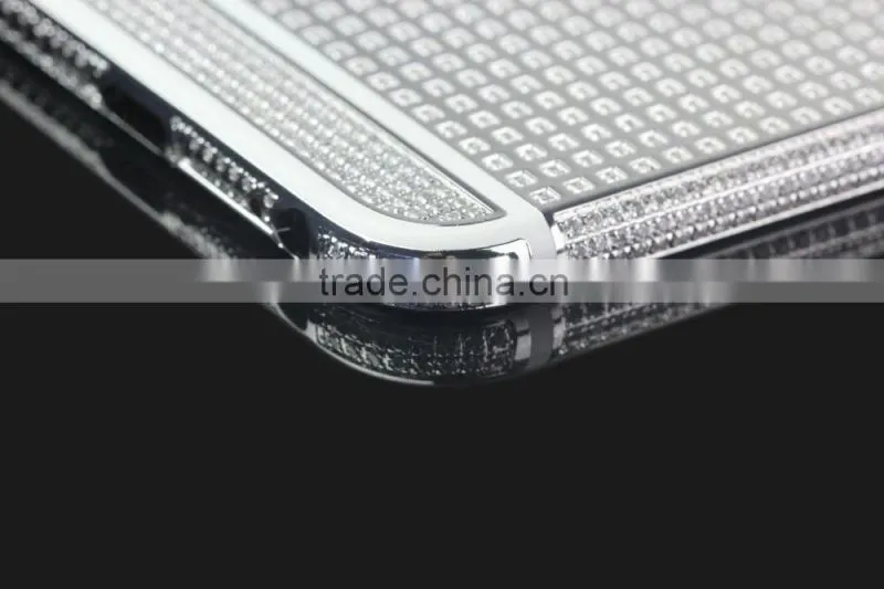 Silver electroplating for iPhone 6 24k gold plated crystal housing