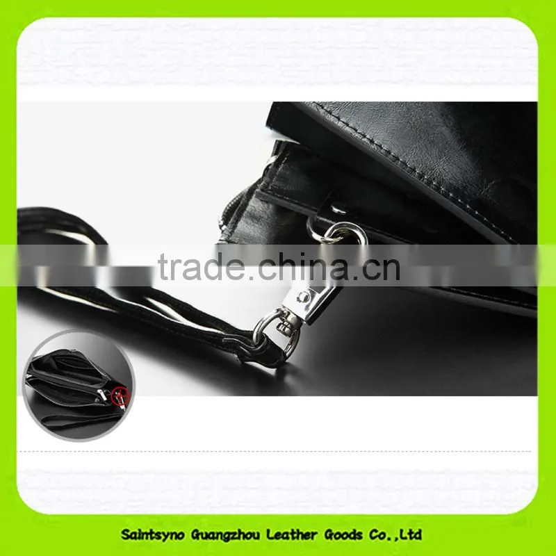 15714 Brand RFID wallet real leather RFID blocking travel wallet men