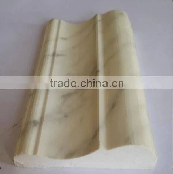 White marble skirting and border line