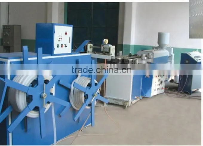 Qingdao product PE single wall corrugated pipe extruder/production line/machinery