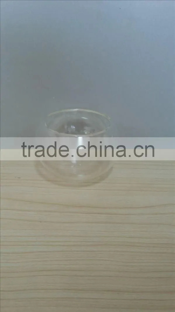 LongRun alibaba novelty light double wall wine glass cup