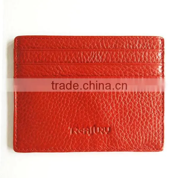 hot factory direct hot sale faux leather card holder wholesale