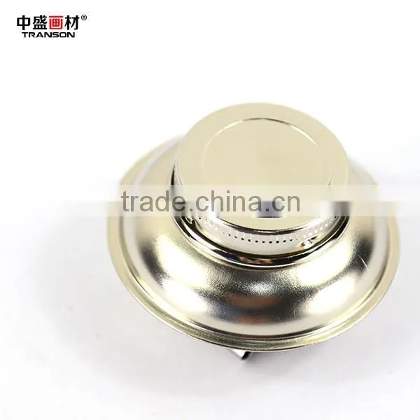 Portable stainless steel anti leaking oil painting color mixing oil pot with cap
