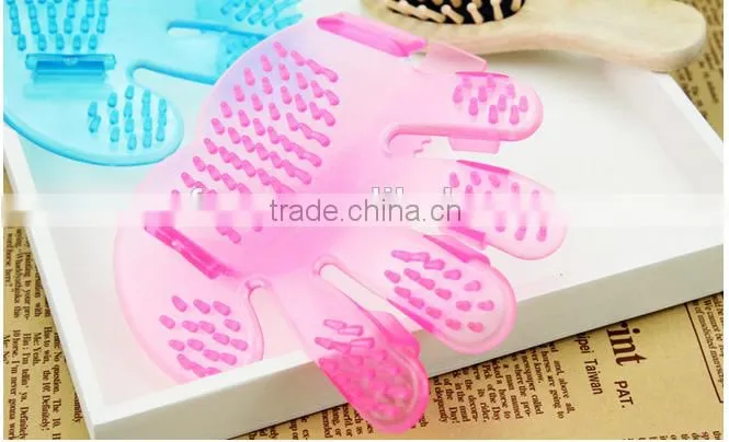 hot Silicone Pet Bath Massage Brush pet bathing brush / clean brush dog massage brush / pet bath brush