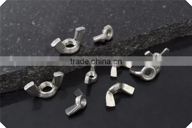 Fashionable forged stainless steel butterfly wing nut