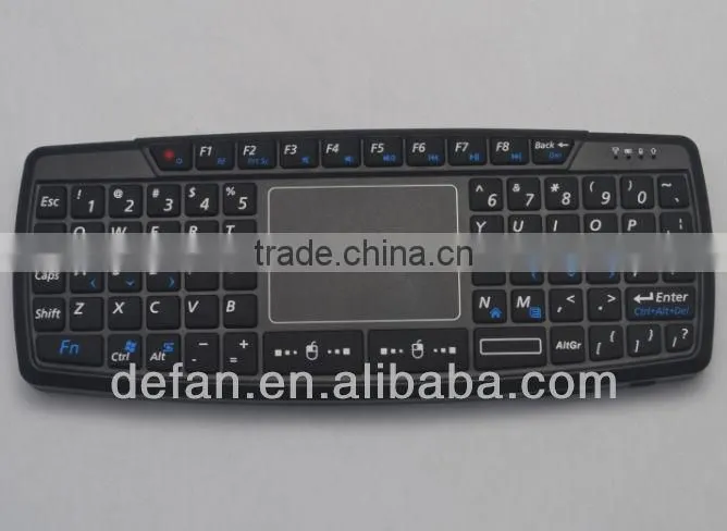 Factory Wholesale Spanish and English Letters USB Silicon/Rubber Wireless Keyboard