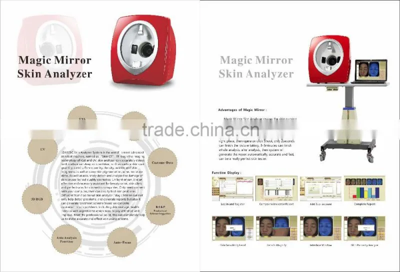 Portable skin analyzer facial skin scanner analyzer