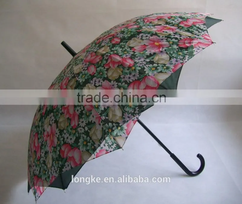 flower design double canopy umbrella inside design umbrella