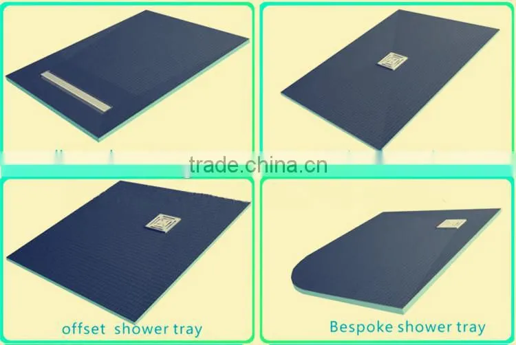 Heat Insulation XPS Tile Backer Board Shower Tray