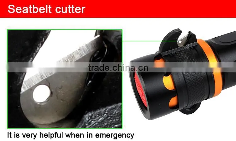 led rechargeable multifunction flashlight