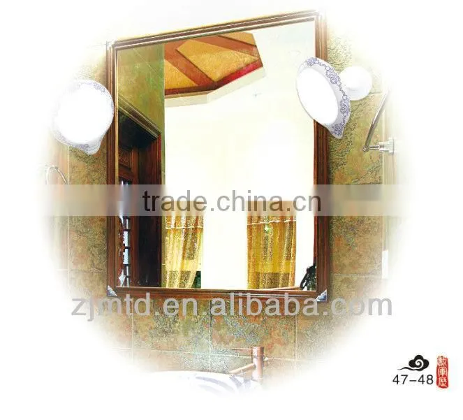 lighted home wall mirror,mirror lamp,mirror light,ceramic light mirror,makeup case with lighted mirror