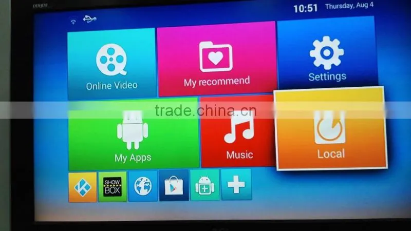 manufacturer best hot sale android TV dongle Amlogic S805 1G+8G Quad-core android4.4 H.265 3D Bluetooth wifi smart TV stick