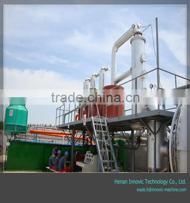 Intermittent Type Waste Tyre Pyrolysis Oil Plant To Tyre Oil