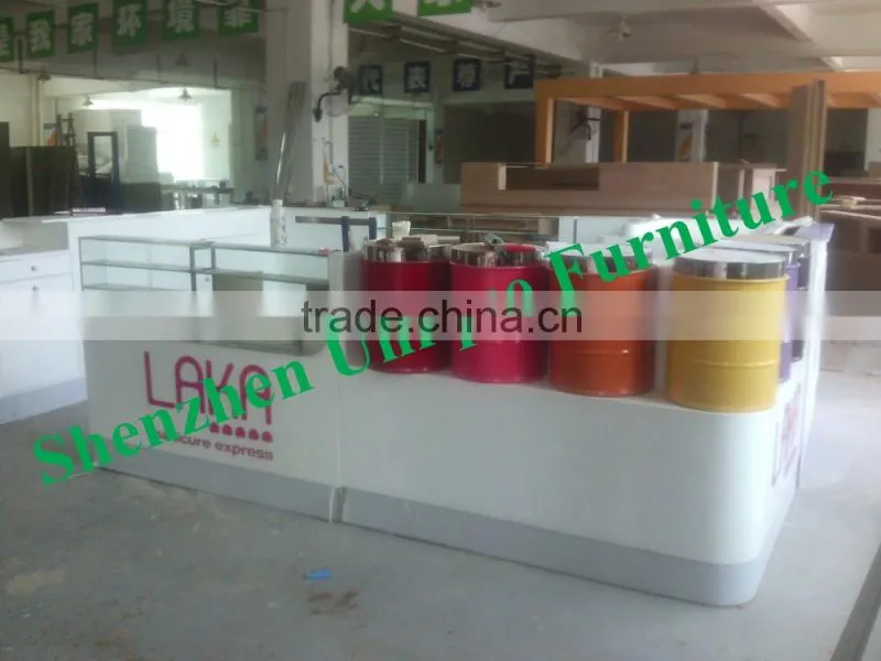 Nail salon station manicure beauty table design