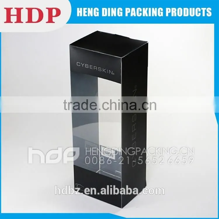 factory made customized black plastic box
