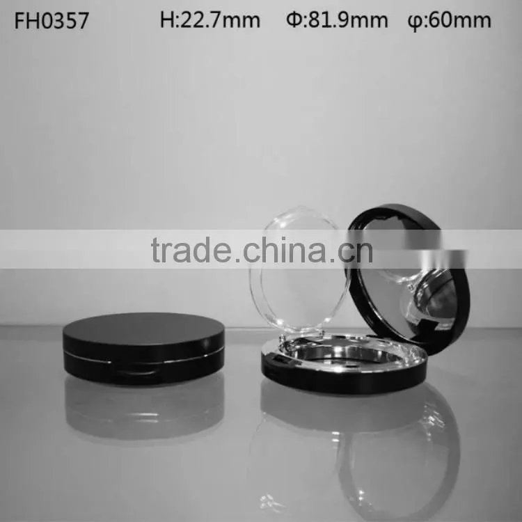 top quality empty plastic makeup compact cosmetic container for sale