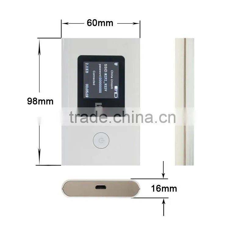 Portable 100Mbps support sim card slot 4g lte wireless router price